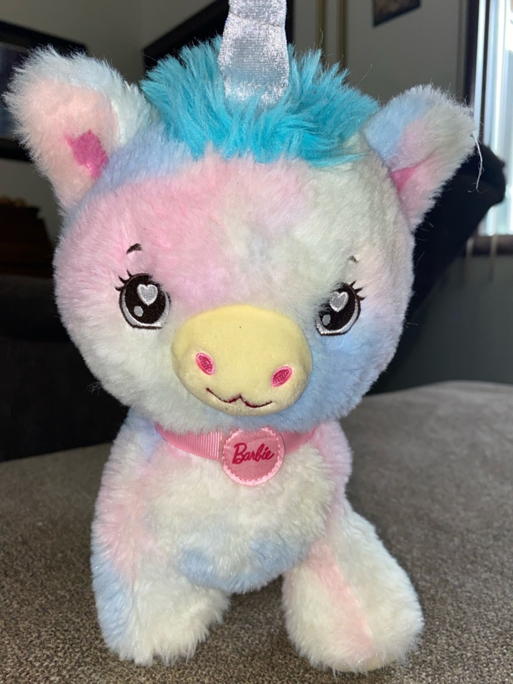 Barbie Rainbow unicorn 10” Plushie